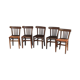 Set de 5 chaises bistrot vintage