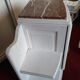 Art Deco bedside table top red marble
