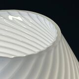 Vintage Murano glass table lamp in a swirling mushroom shape, Italy, 1970s.