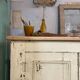 Beige patinated sideboard