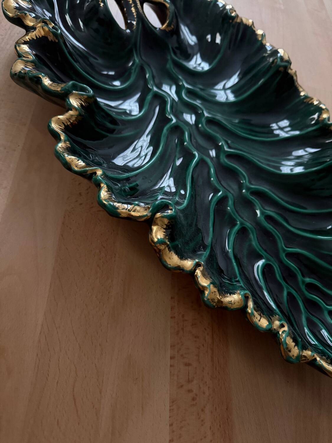 Large empty pocket / dish Santiago Rodríguez Bonome / earthenware