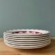 Série de 8 assiettes plates Digoin Sarreguemines « Duroc »