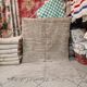 Moroccan Berber rug in cream wool 300 x 200 cm – Geometric patterns