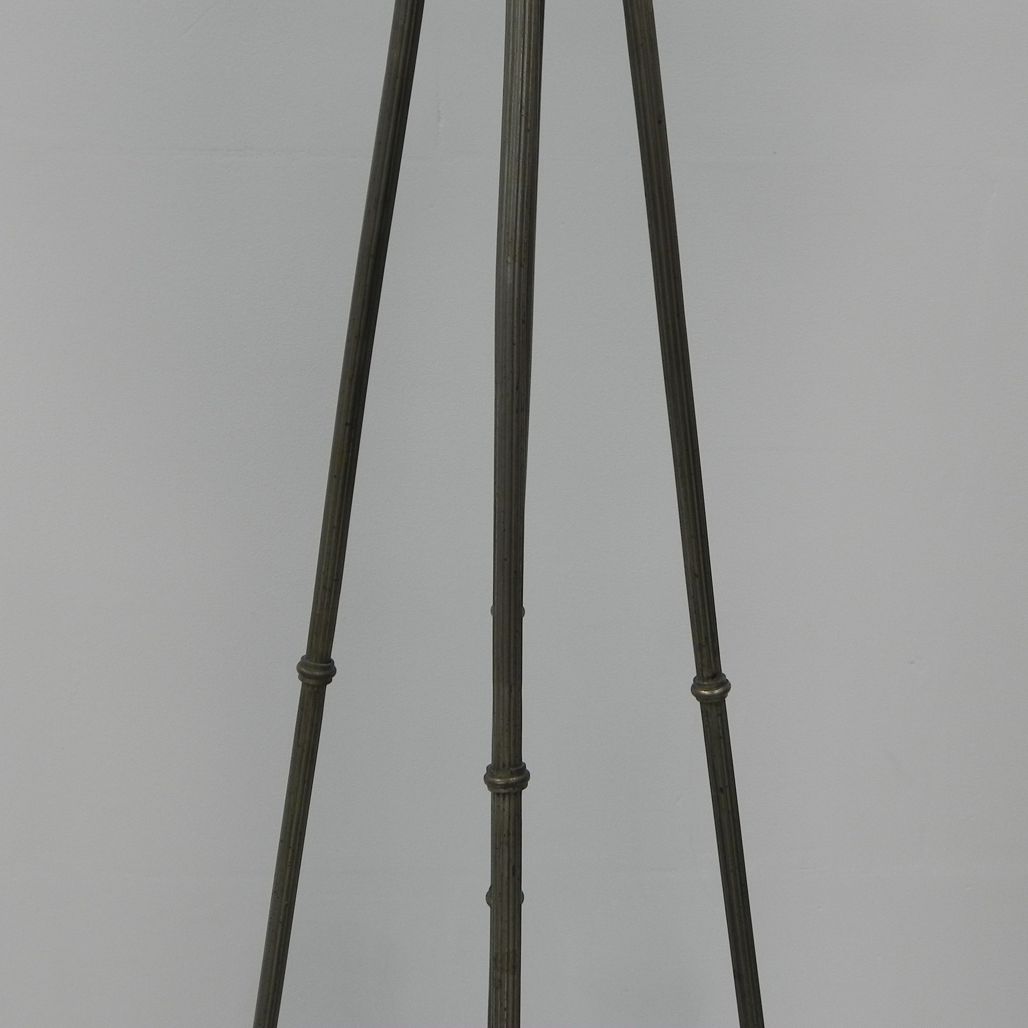 Suspension art déco avec 5 sphères sur 5 tiges