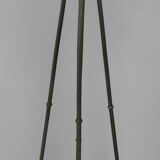 Art deco hanging lamp with 5 spheres on 5 rods