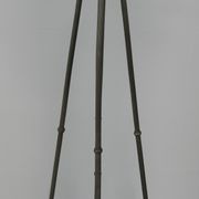 Suspension art déco avec 5 sphères sur 5 tiges