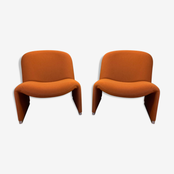 Pair of Alky armchairs by Giancarlo Piretti for Castelli