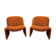 Paire de fauteuils Alky par Giancarlo Piretti pour Castelli