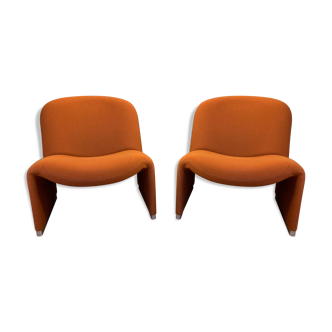 Pair of Alky armchairs by Giancarlo Piretti for Castelli