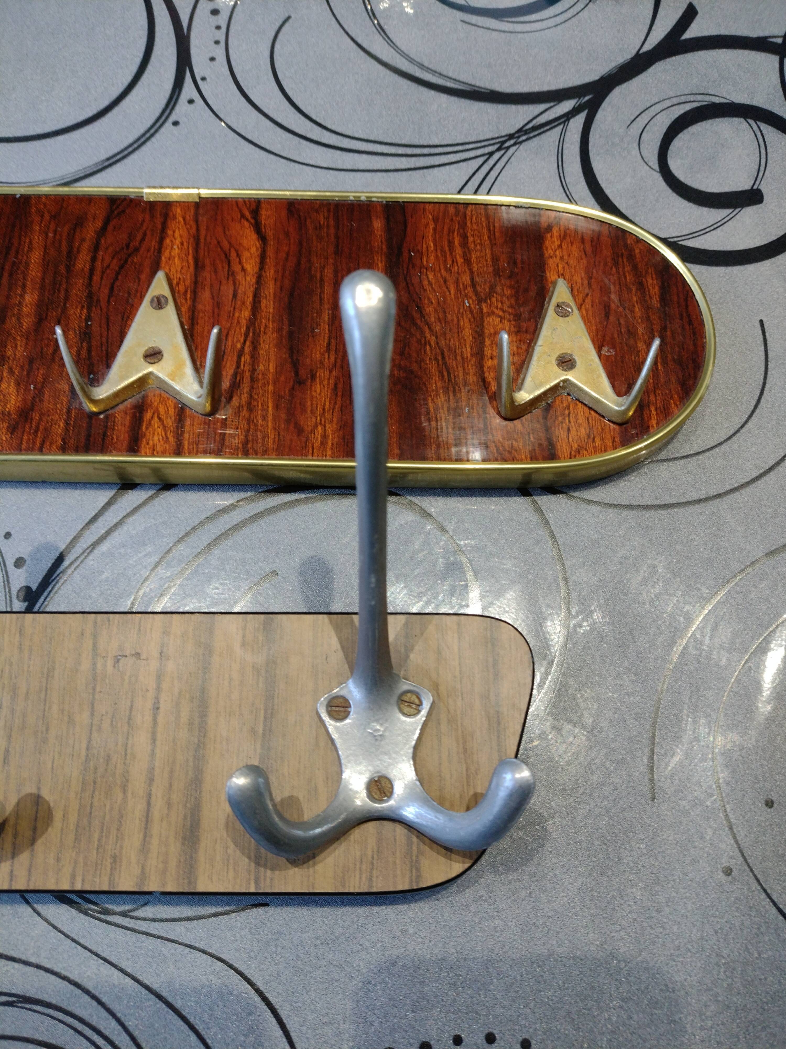 Formica wall coat rack