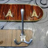 Formica wall coat rack