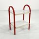 Table d'appoint en tubulaire corail, 1980