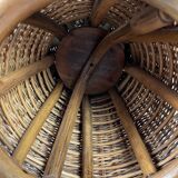 Champagne cork rattan stool