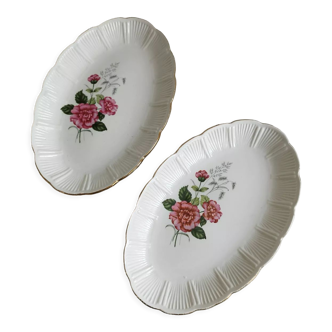 Set of two flower raviers