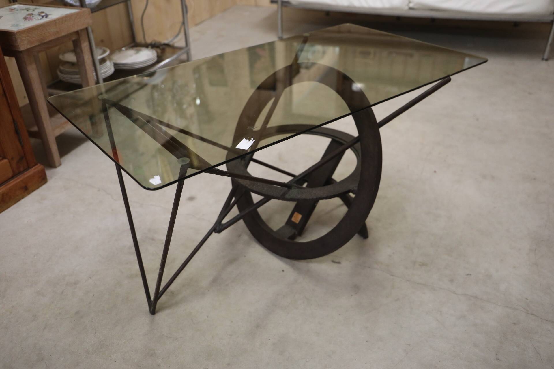 Industrial design coffee table