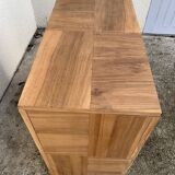 Art Deco chest of drawers Blond walnut 1930