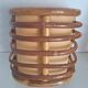 Pair of vintage bamboo sconces