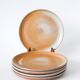 Set of 5 Marais stoneware dessert plates, 1960