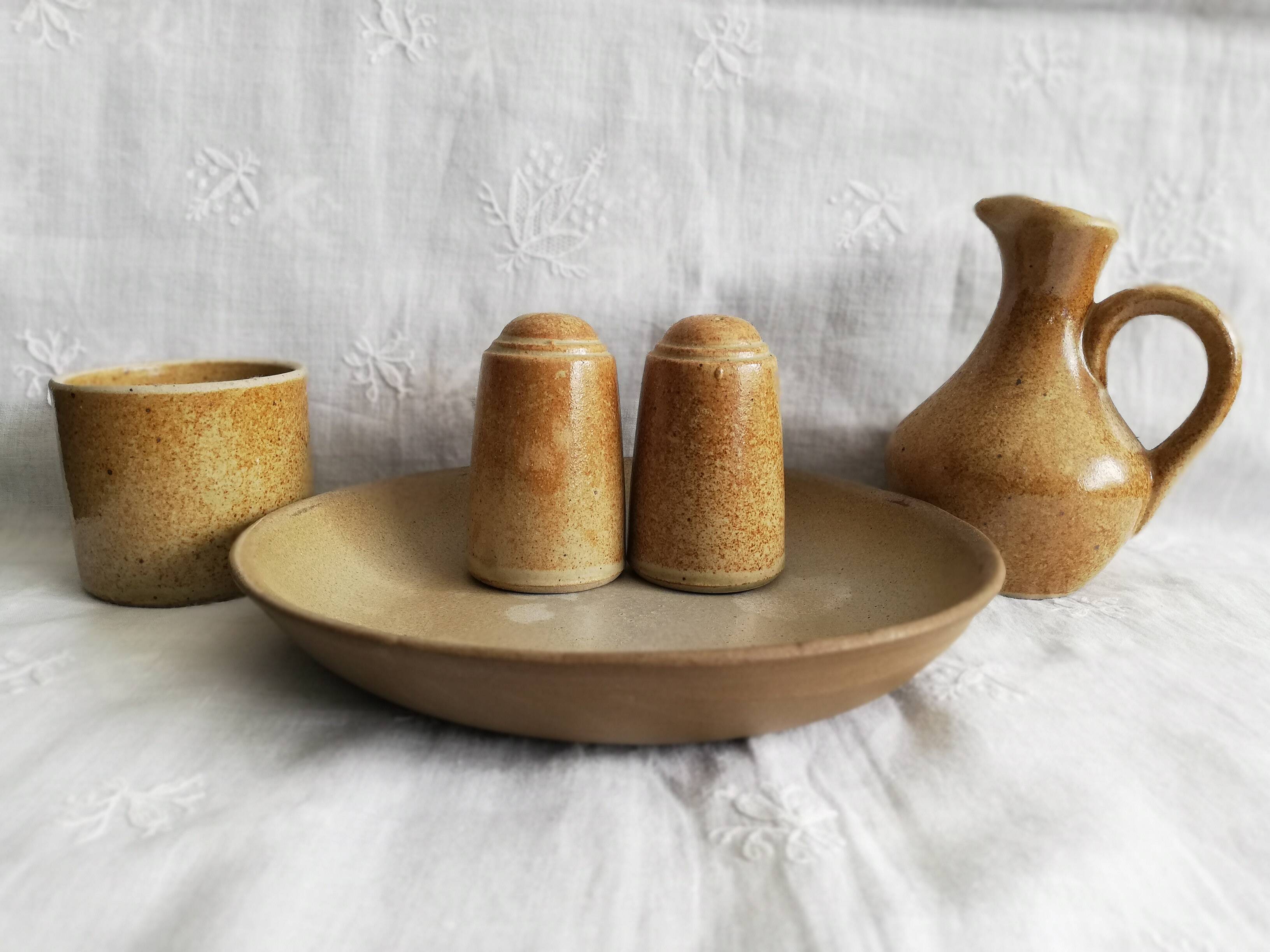 Sandstone condiment set