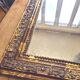 Old Louis Phillipe mercury mirror, in gilded stucco.