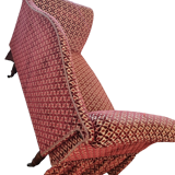 Two-seater sofa on wheels