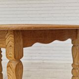 Danish dinning set of table and four chairs in oak and wool.