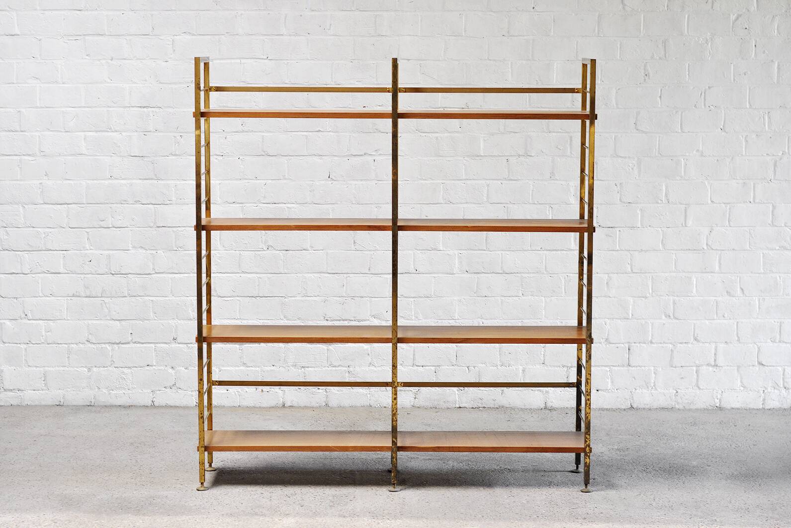 Mid-century Italian Bookcase Or Shelving Unit, 1960's