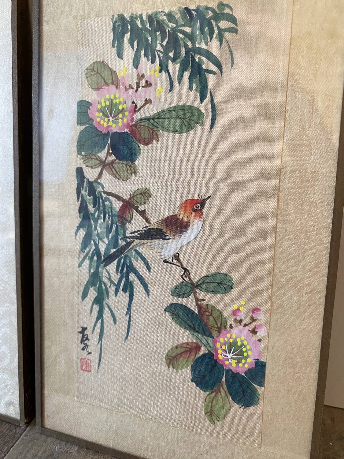Trio of Japanese ornithological plates