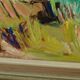 Huile sur panneau originale du milieu du siècle – « Paysage avec montagne »