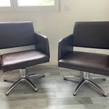 Paire de fauteuils de coiffeur