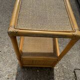 Low rattan furniture