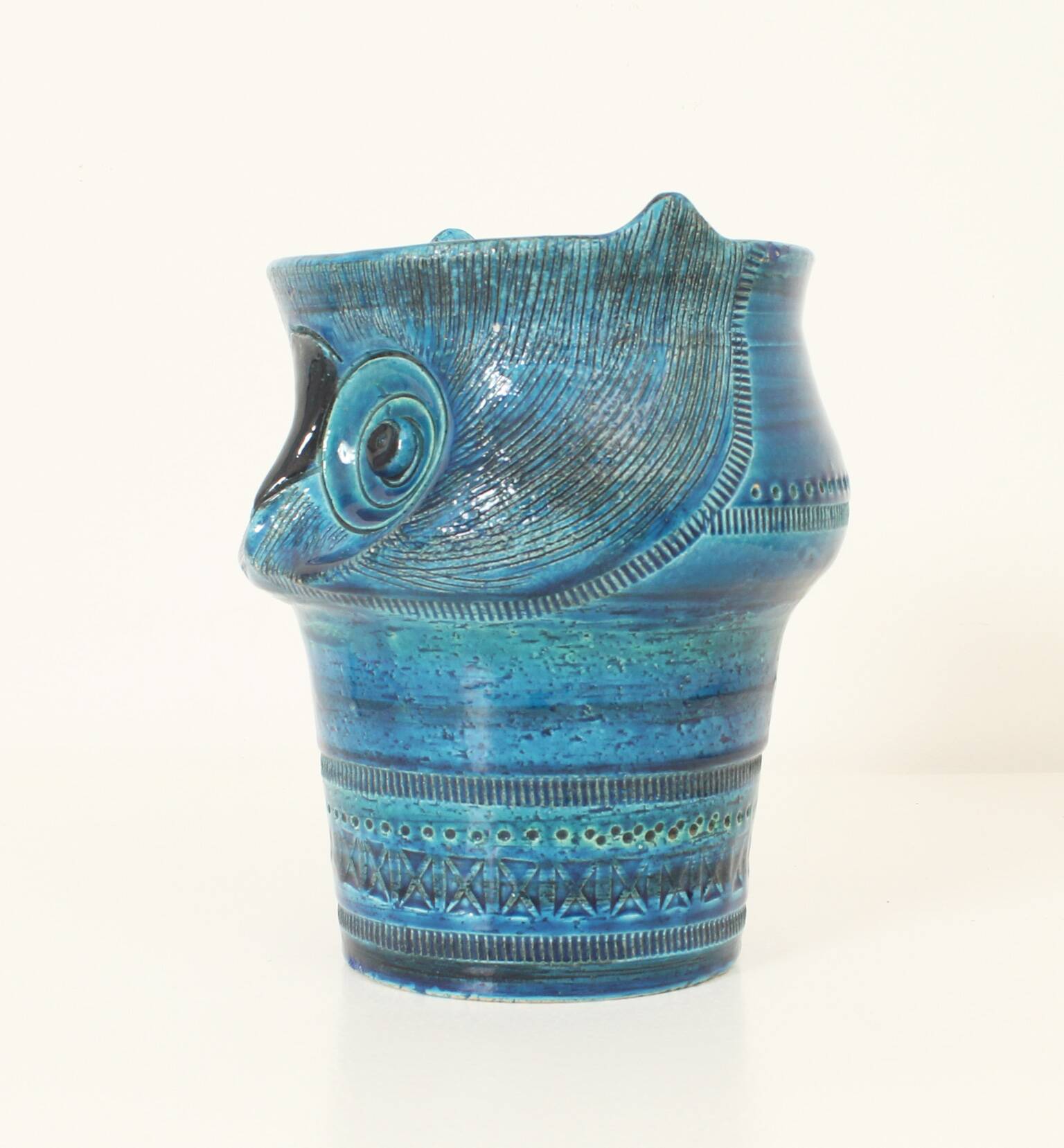 Ceramic owl by Aldo Londi for Bitossi, Italy, 1960s