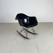 Eames Herman Miller 1950s RAR rocking chair in navy blue