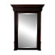 Large antique 19th-century mirror in carved wood - Haussmannian style.