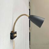 Modern mid-century wall lamp with a swan neck by Aris, Finland, 1950s