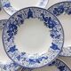 Set of 4 Boch la Louvière Dragon deep plates