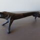 8 antique tin animal knife holders