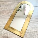 Vintage brass mirror