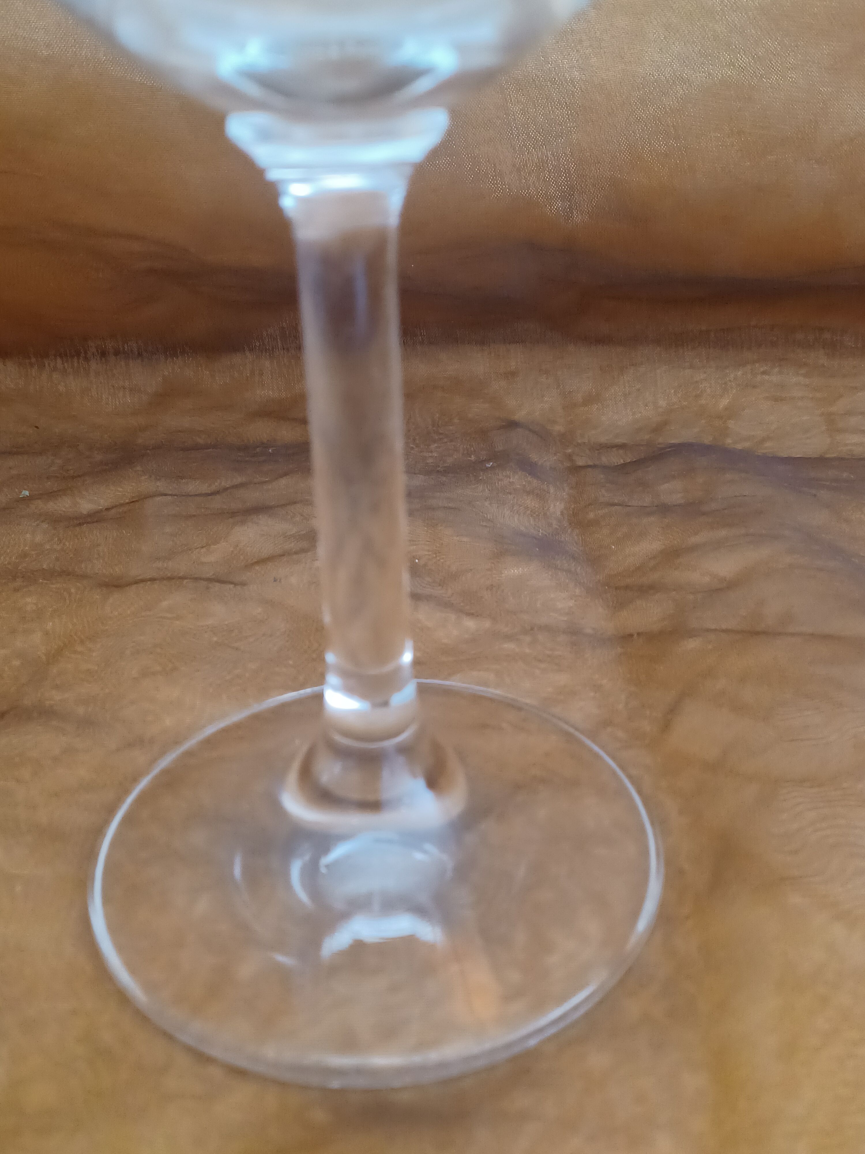 6 large crystal balloon glasses