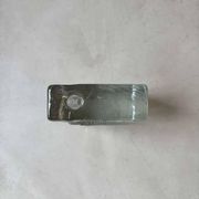 Solifleur block vase Heiner Düsterhaus Walther Glass 1970s