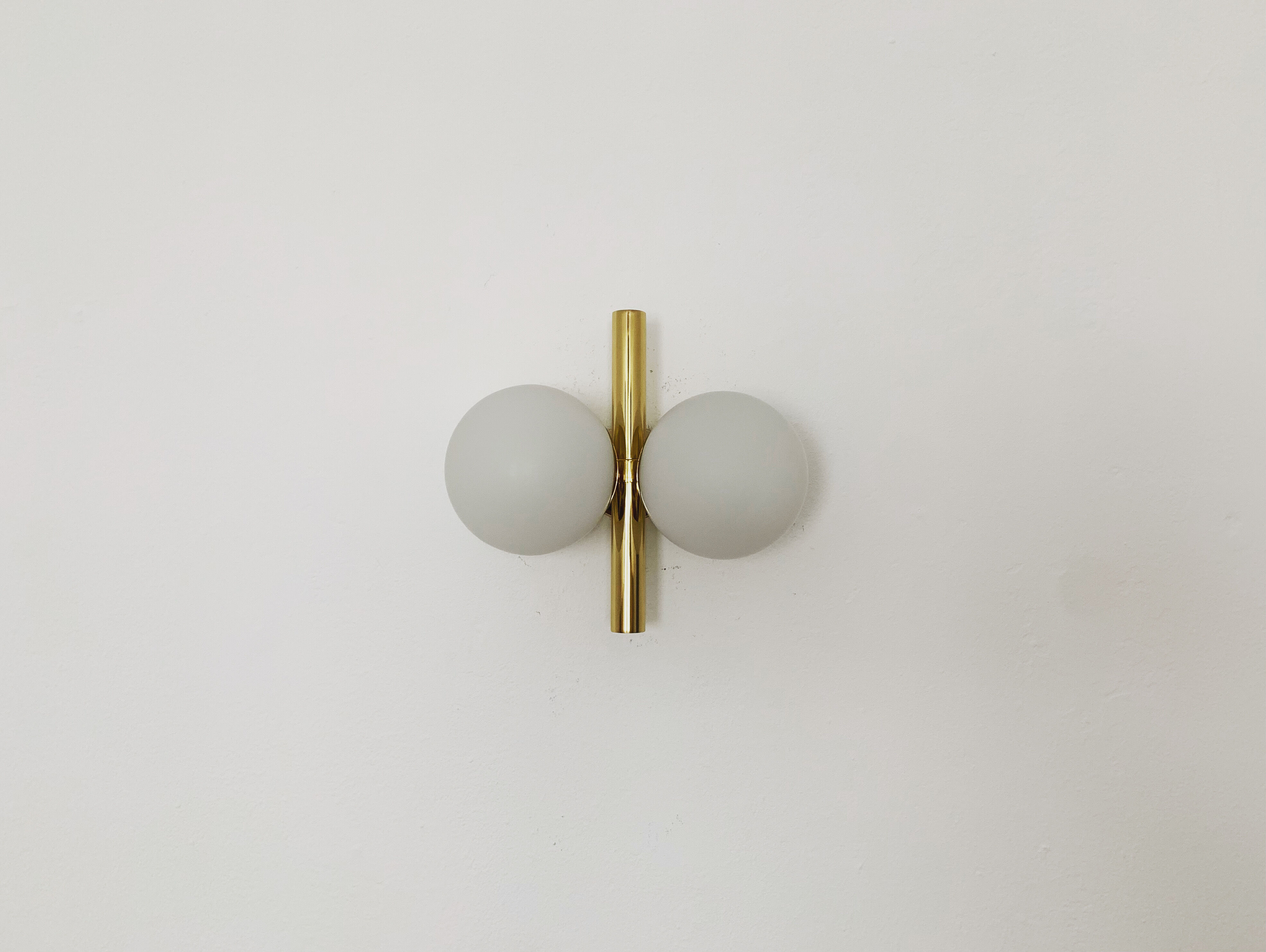 Set of 2 brass Sputnik sconces by Kaiser Leuchten