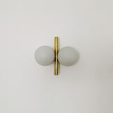 Set of 2 brass Sputnik sconces by Kaiser Leuchten
