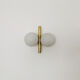 Set of 2 brass Sputnik sconces by Kaiser Leuchten