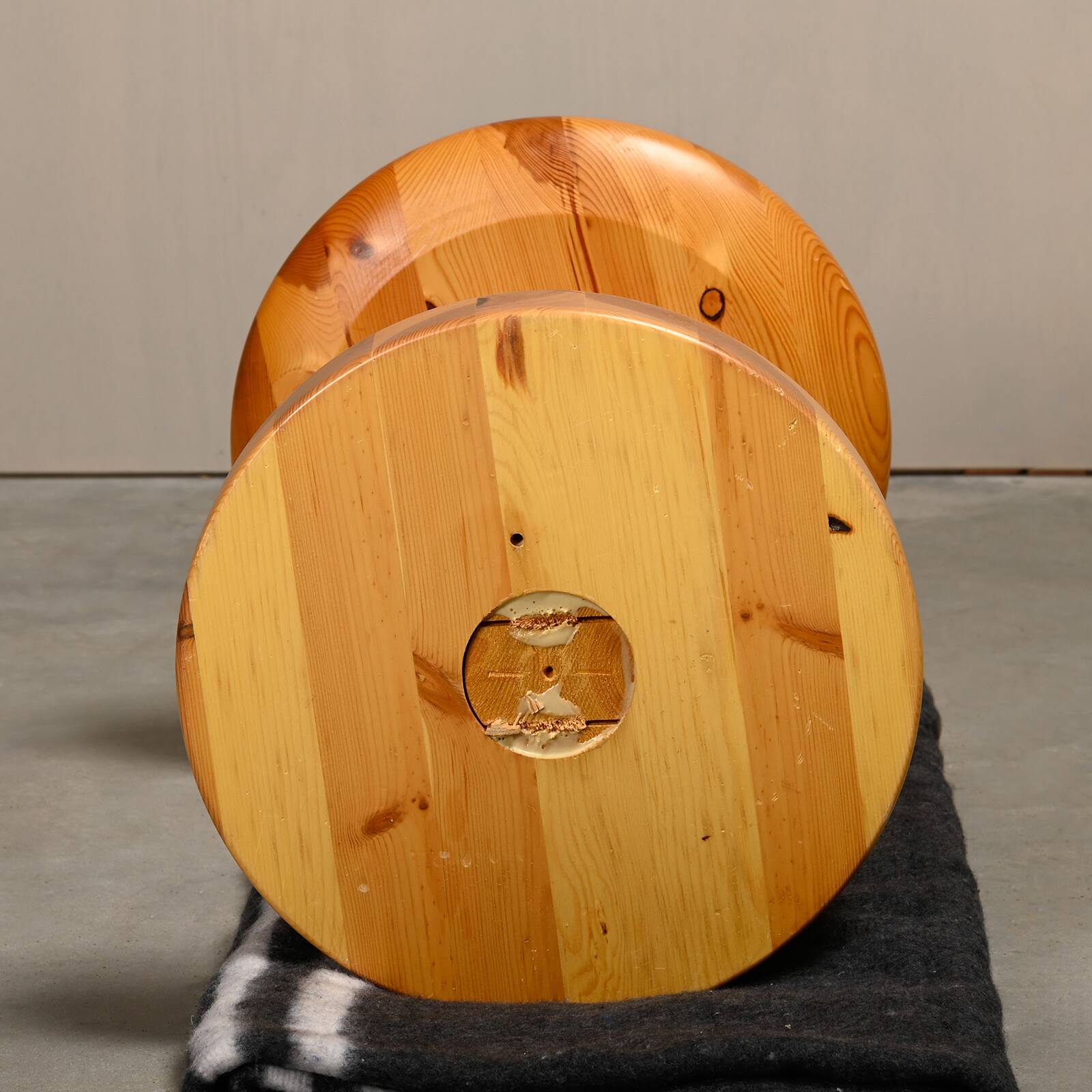 Rainer Daumiller Pine Stool 1970s