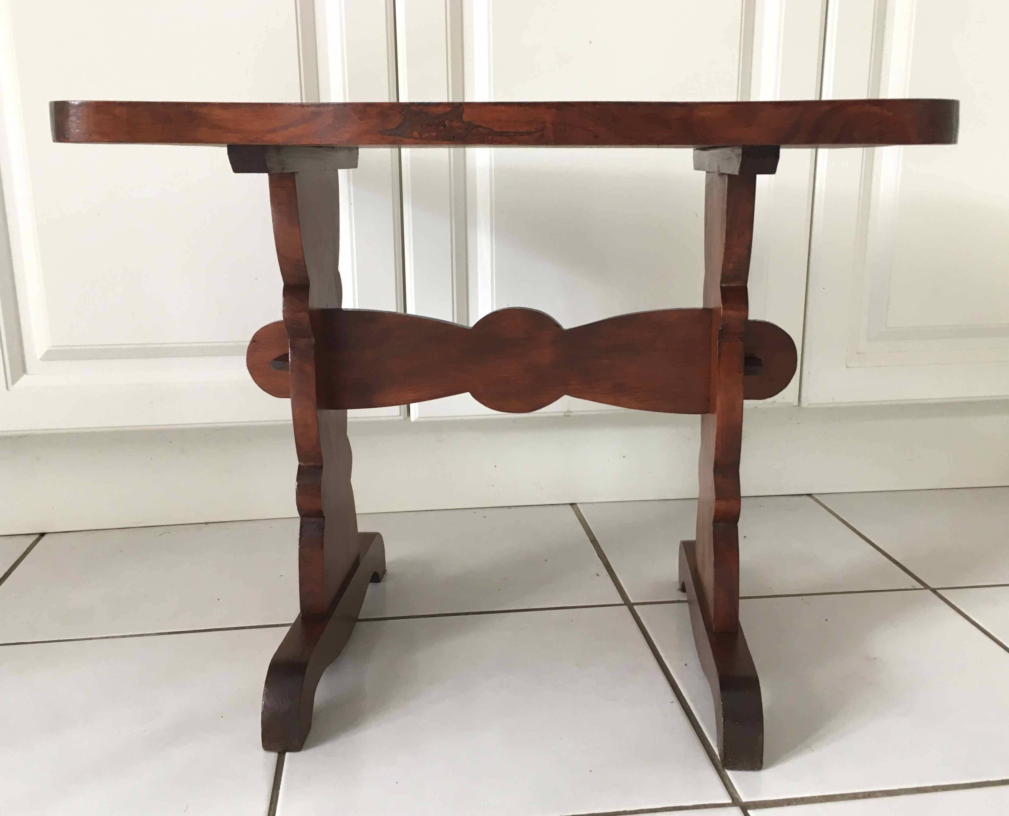 Table basse de chalet, style montagnard