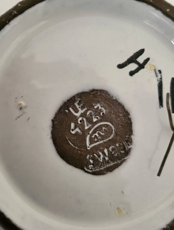 Vide poche en céramique Mari Simmulson Upsala-Ekeby ''Le clown et la danseuse