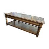 Table basse en bois de merisier