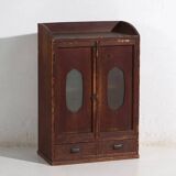 Japanese kodansu side cabinet with glass doors, early Taishō-Showa period (circa 1915-1940) #30