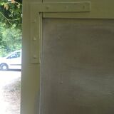 Parisian yellow wooden wardrobe