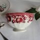 Antique faceted earthenware bowl, Digoin Badonviller